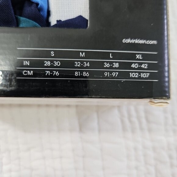 Calvin Klein 4 Pack Men's Boxer Briefs M (32-34) Blue Green Microfiber NEW Soft - Picture 14 of 16